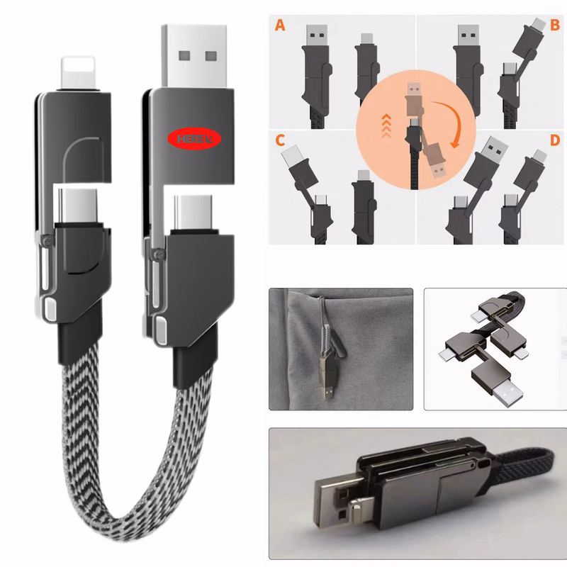 60 Watt 6-in-1 High-Speed Charging Cable