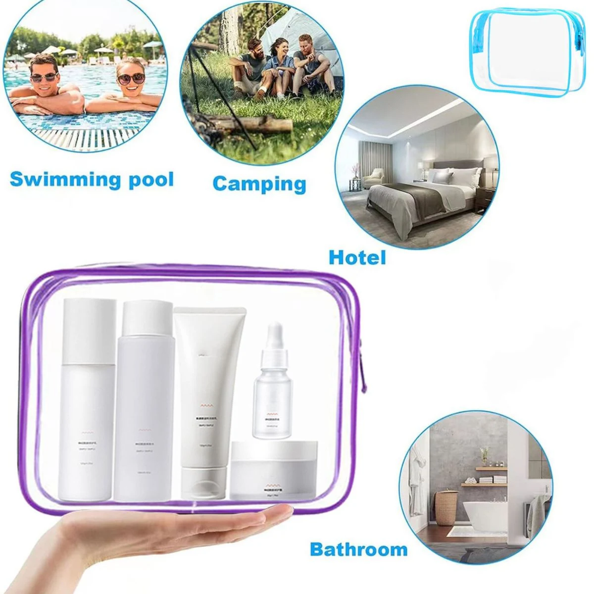 Waterproof PVC Cosmetic Bag 1