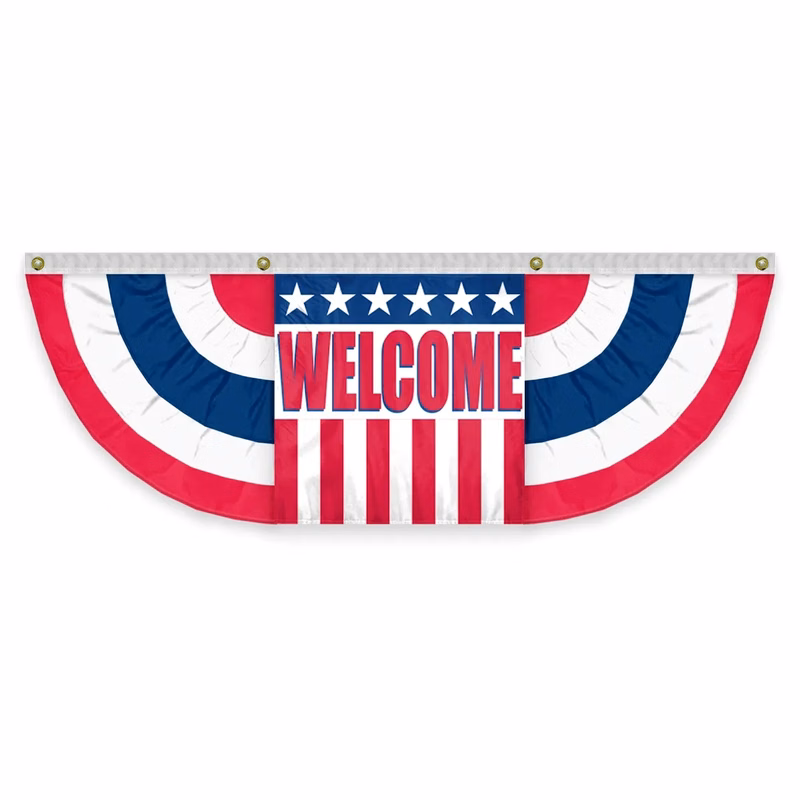 USA Pleated Full Fan With Welcome Center