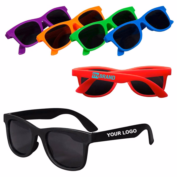 Promotional Solid Color Classic Sunglasses