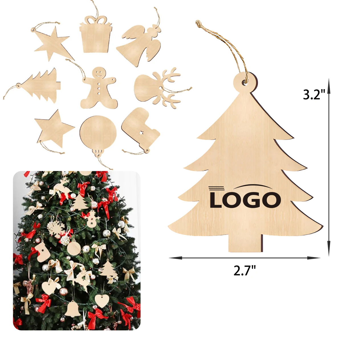 Stylish Wooden Tree Pendant 1