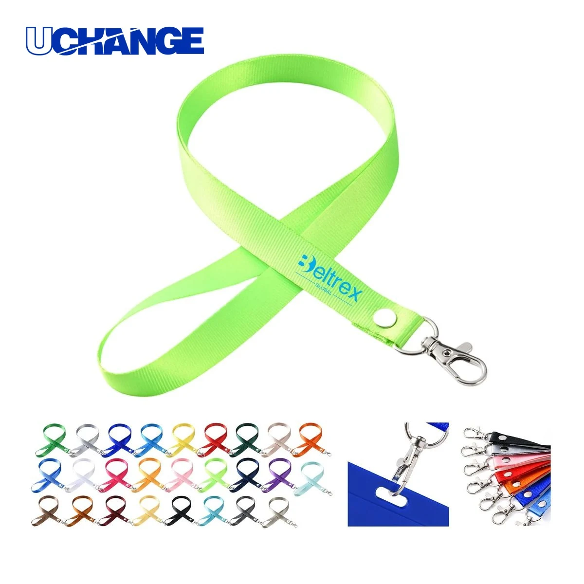 Polyester Lanyard Key Holder with Clasp for IDs and Keys 1
