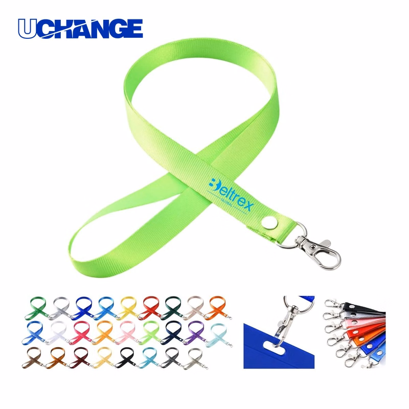 Polyester Lanyard Key Holder with Clasp for IDs and Keys