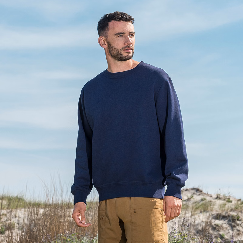 PEACE GOODS FLEECE CREW