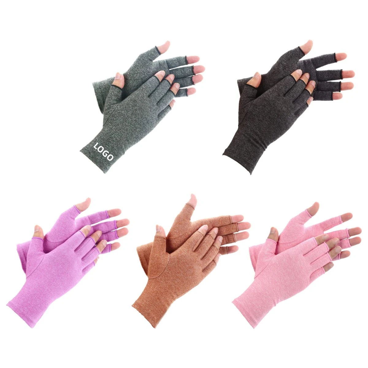 Cotton-Spandex Arthritis Compression Gloves 1
