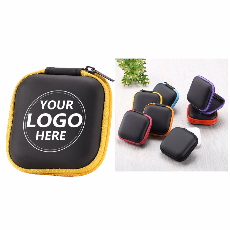 Square EVA Headphone Storage Pouch