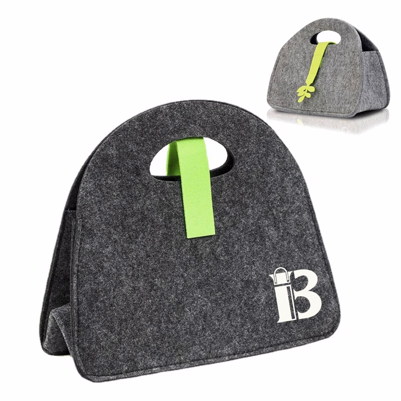 Insulated Felt Lunch Box Handbag