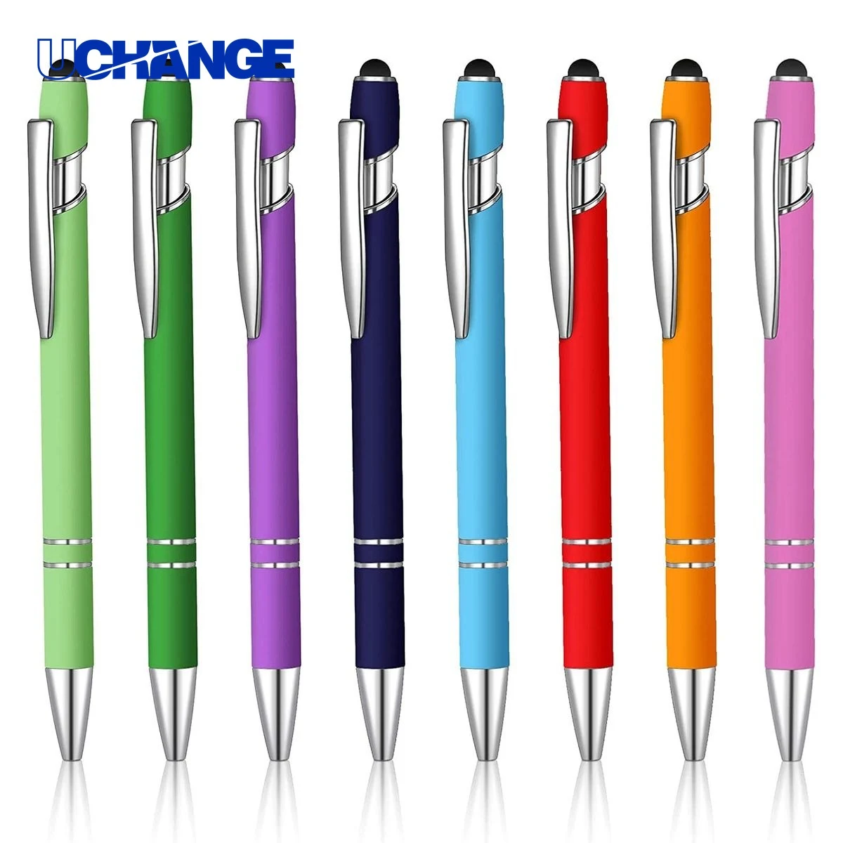 Retractable Aluminum Stylus Ballpoint Pen 1