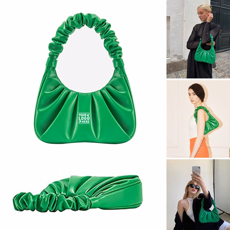 Women's Ruched Hobo Handbag