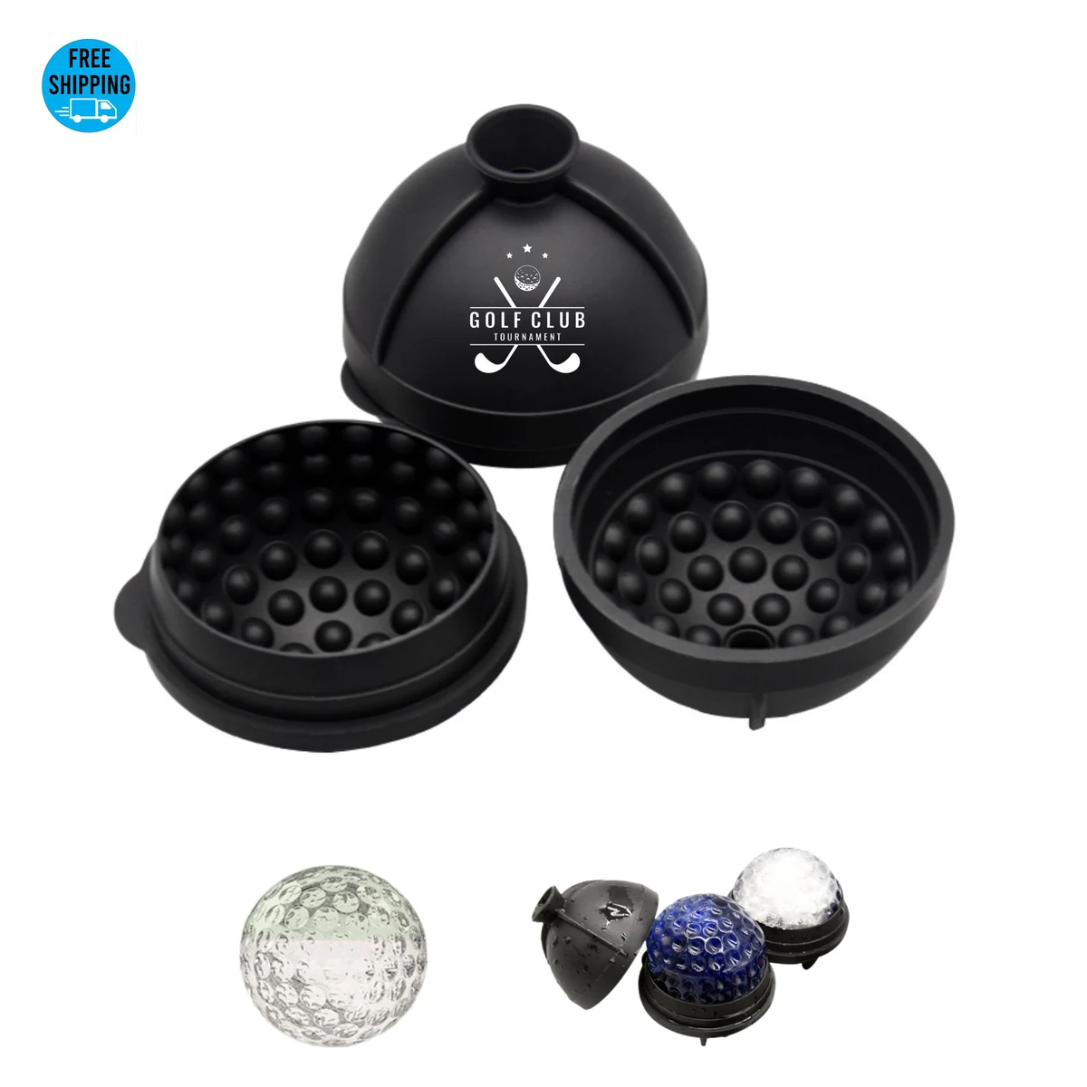 Golf Ball Ice Mold 2 3/8" - OCEAN 1