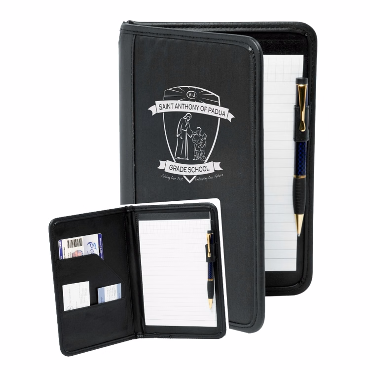 Woven Leatherette Portfolios