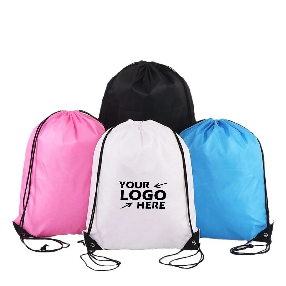 Convertible Drawstring Backpack with Reinforced Corners 1