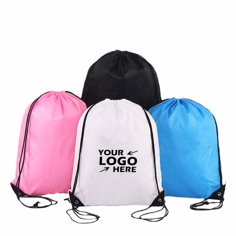 Convertible Drawstring Backpack with Reinforced Corners