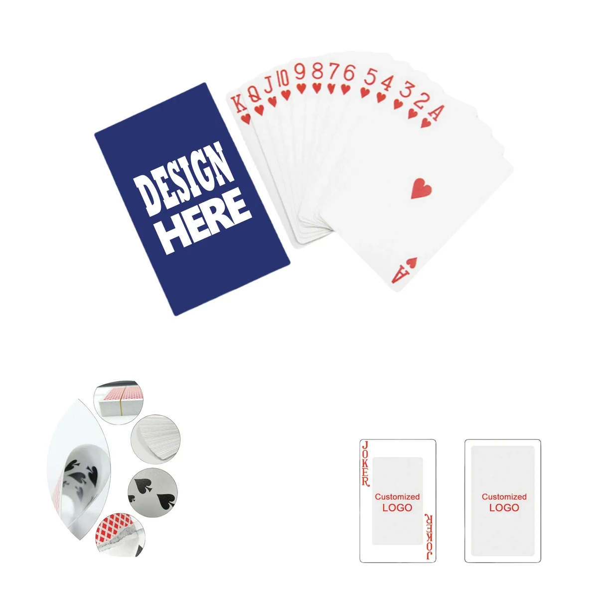 Custom Back And Faces Poker Size Playing Cards 1
