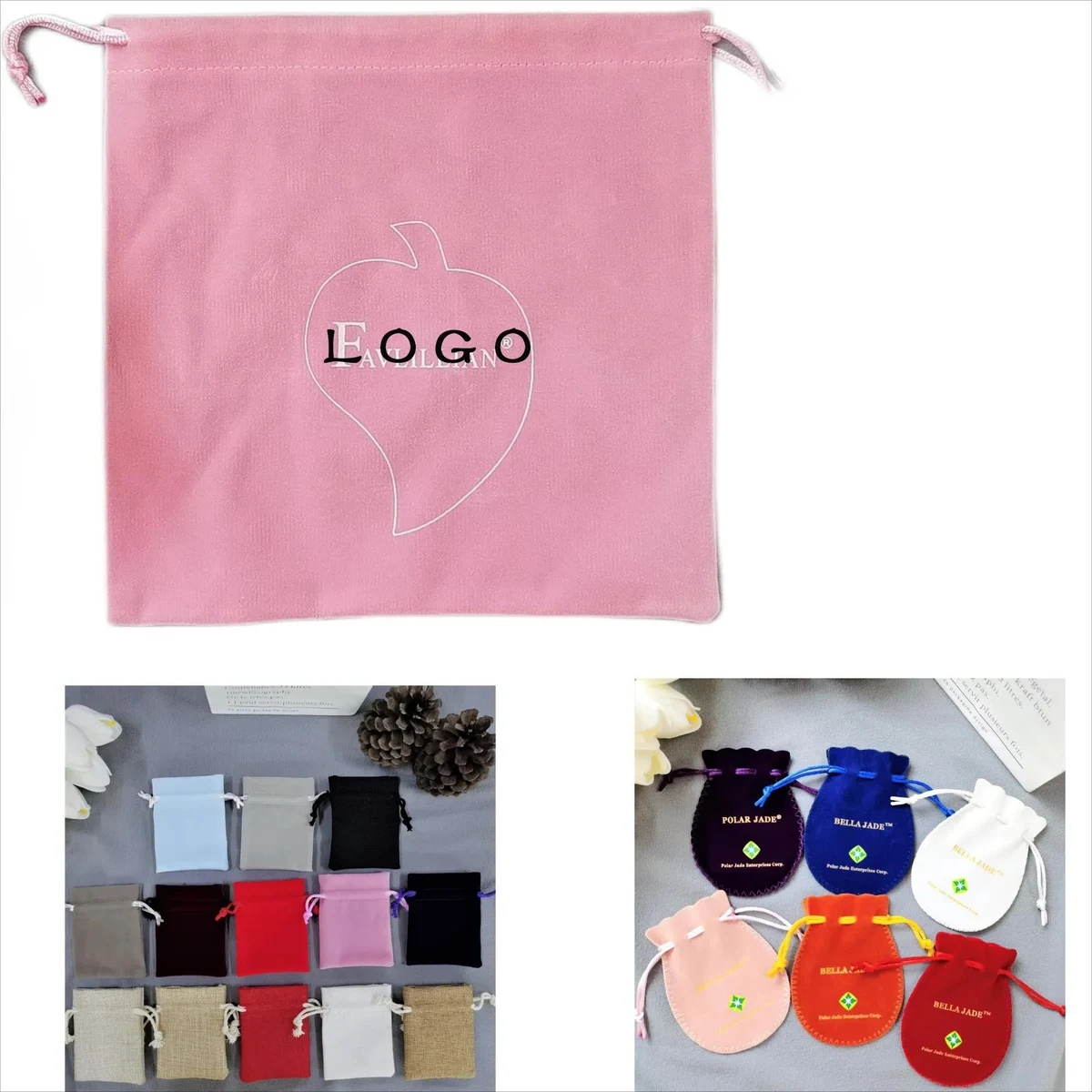 Custom Velvet Makeup Pouch 1