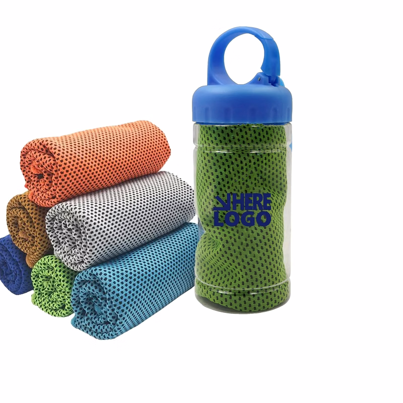 Mountaineering Bottled Cold Sports Towel MOQ 100PCS
