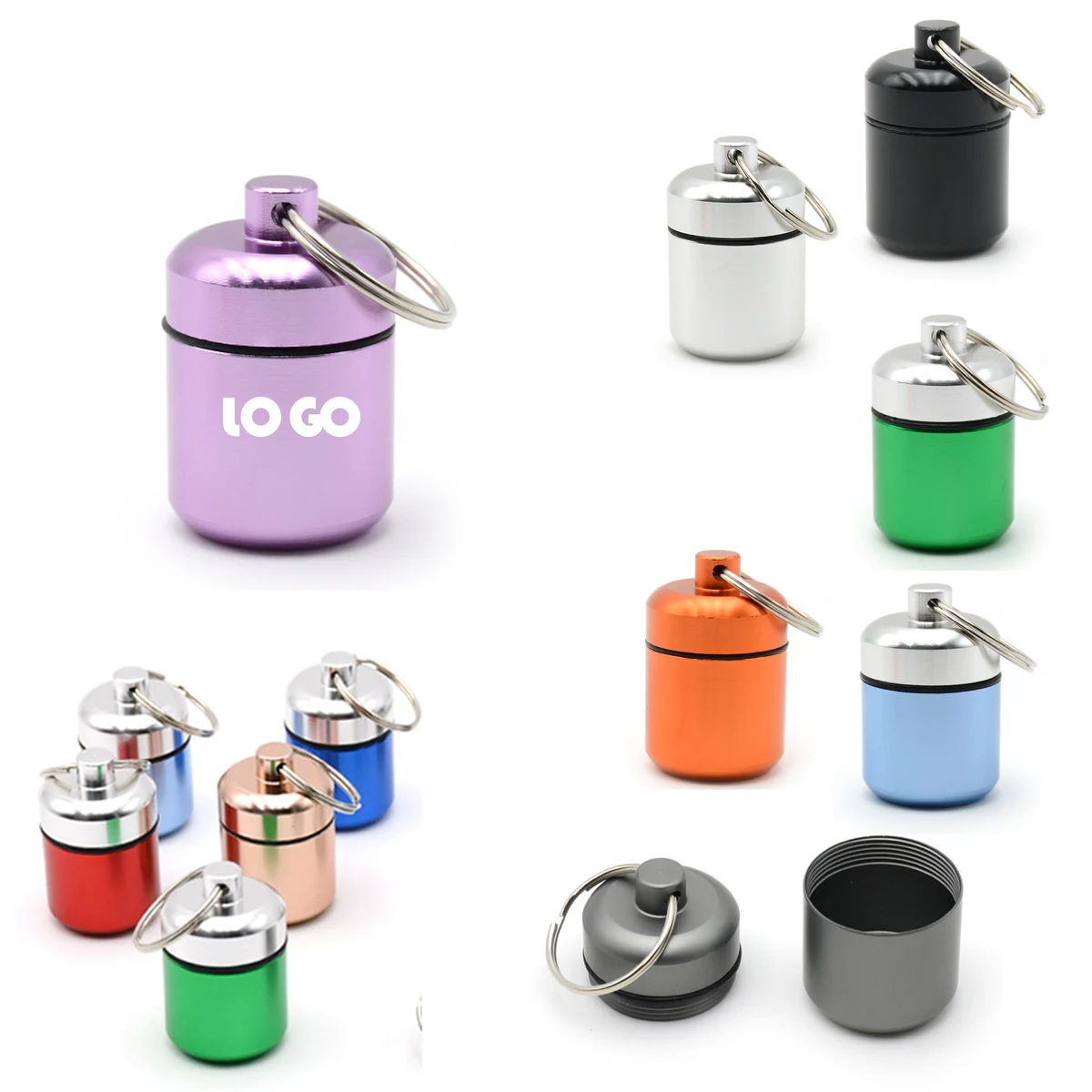 Metal Storage Tank Keychain 1