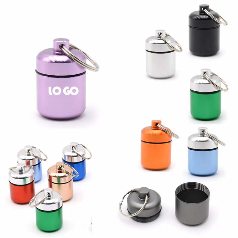 Metal Storage Tank Keychain