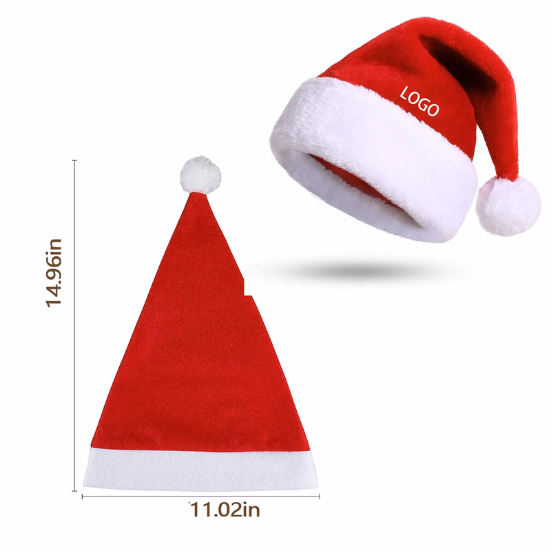 Family Plush Christmas Hat