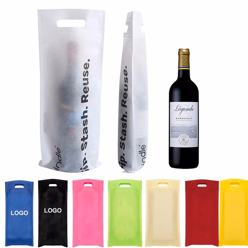 Non-Woven Single Bottle Wine Bag