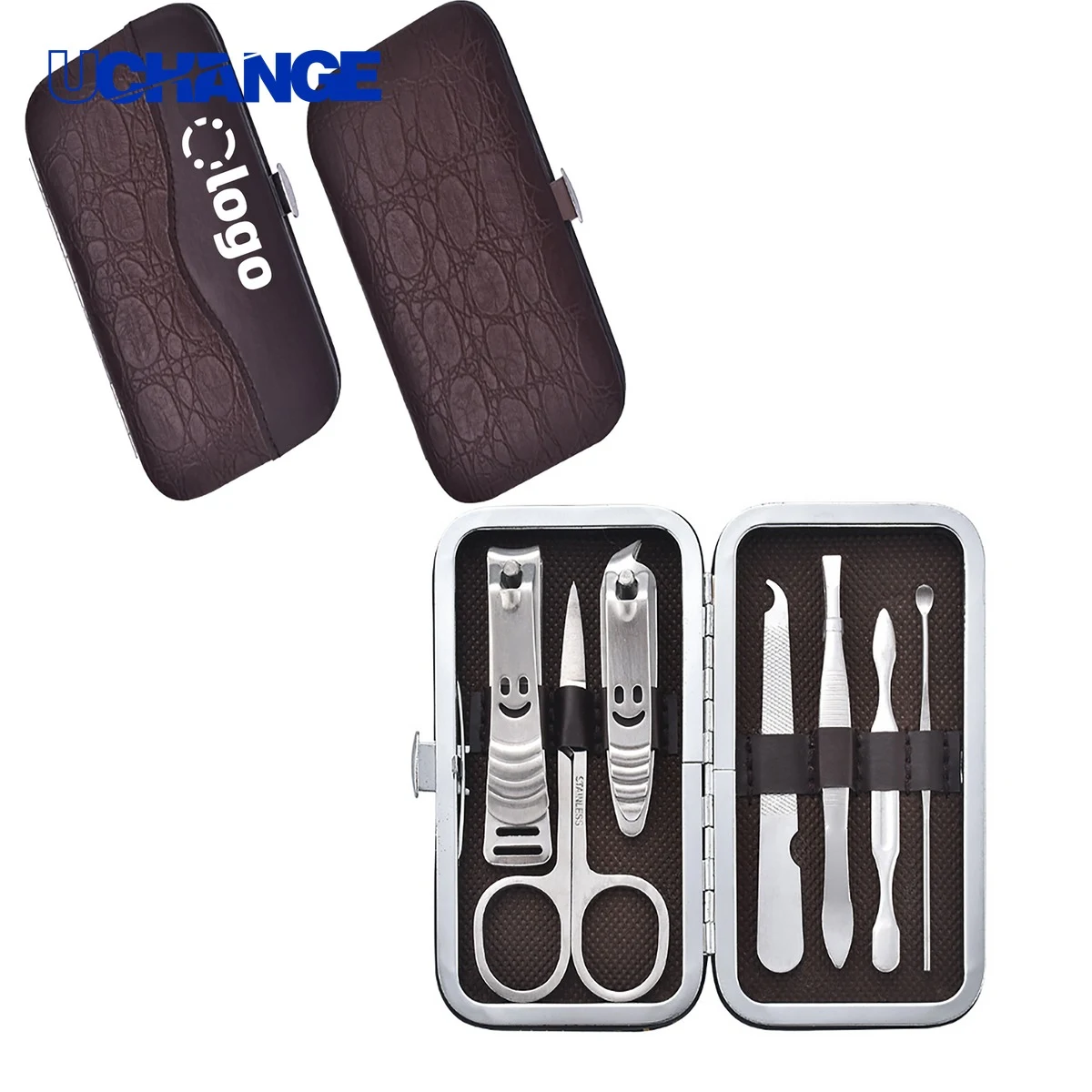 Stainless Steel Nail Clippers Set Of 7 Pieces 1