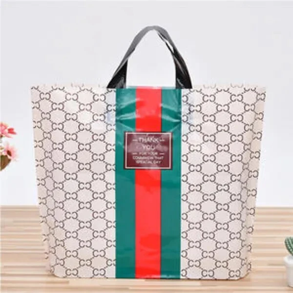 Wholesale Custom Size Portable Gusset Carry Shopping Tote 1