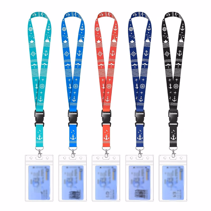 Work Permit Card Holder With Hanging Rope
