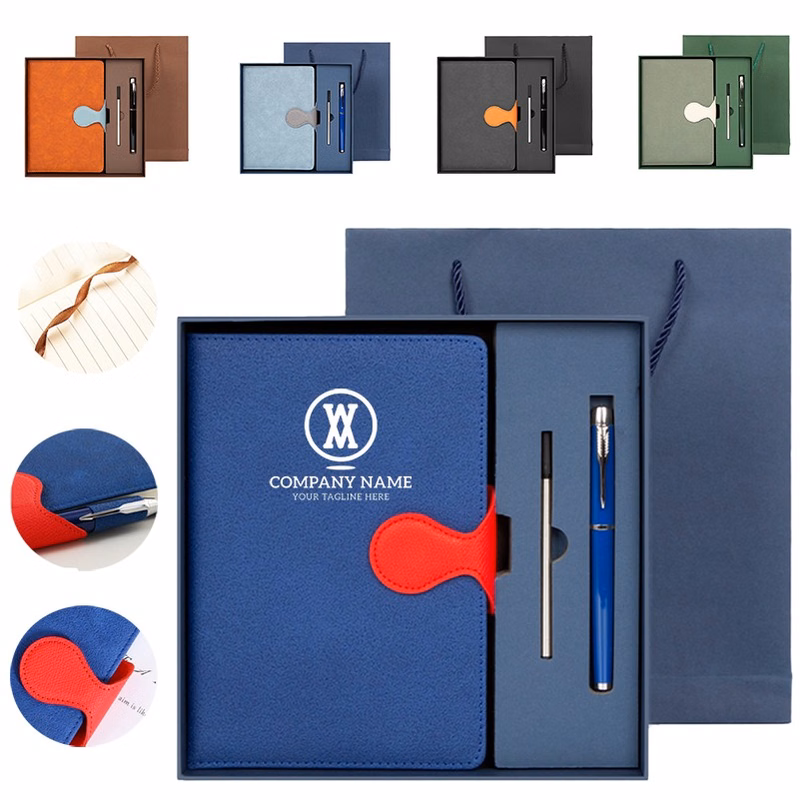 Notebook With Magnetic Journaling Business Office Gift Set