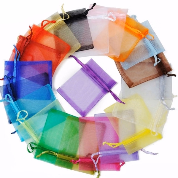 Organza Cinch Bag