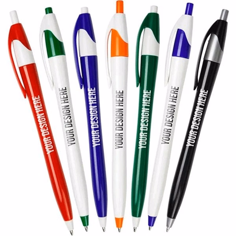 Promotional Ballpoint Pen w/Colored Accents