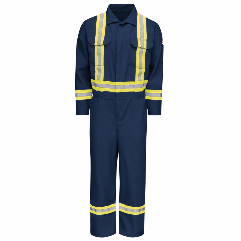 Bulwark® Men's Midweight Nomex FR Premium Coverall with CSA Compliant Reflective Trim