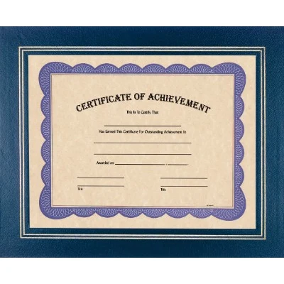 Blue Certificate Holder 1