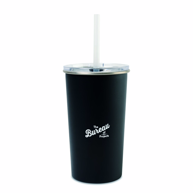 Arlo Classics Stainless Steel Tumbler with Straw - 20 Oz.