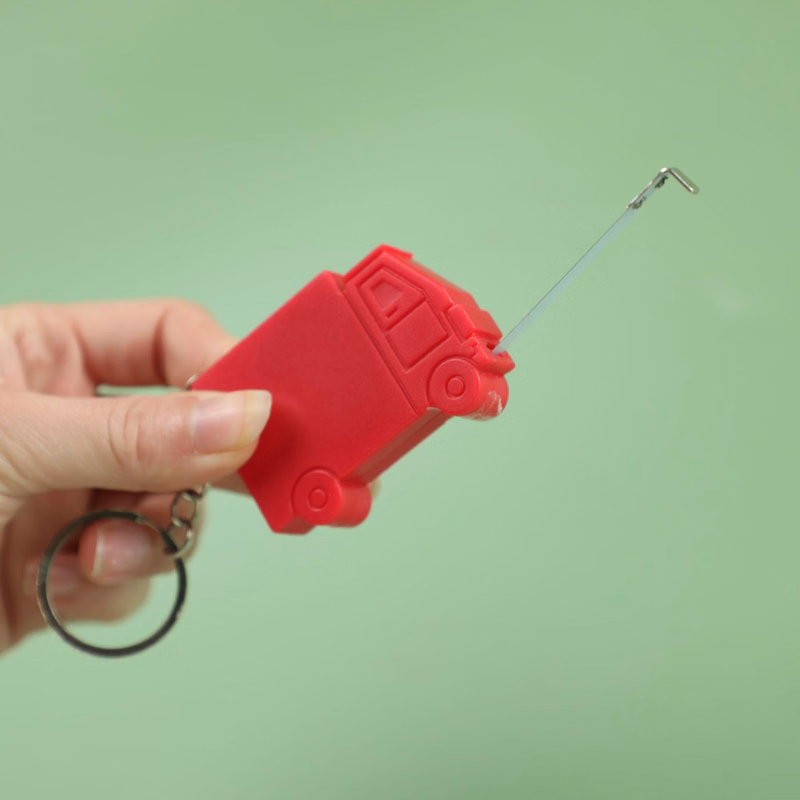 Truck Shape Tape Measure Keychain