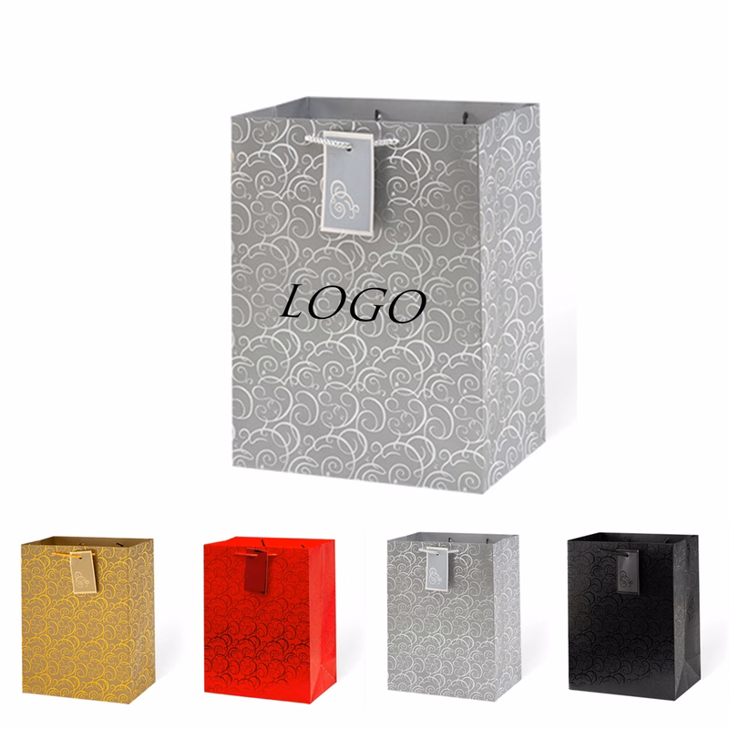 Hot Stamp Paper Bag Gift Packing MOQ 100PCS