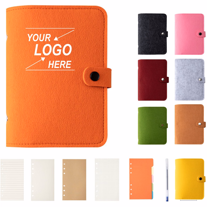 A5 Felt Cover Journal Notebook