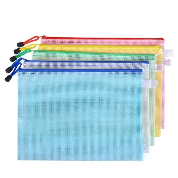 A4 Size PVC Zipper Waterproof File Bag 1