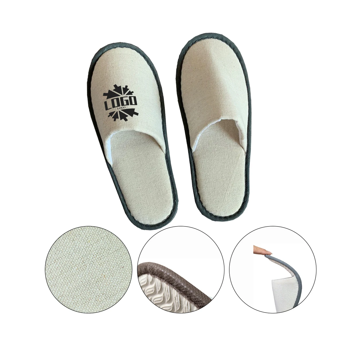 Hotel-Grade Lightweight Footwear 1