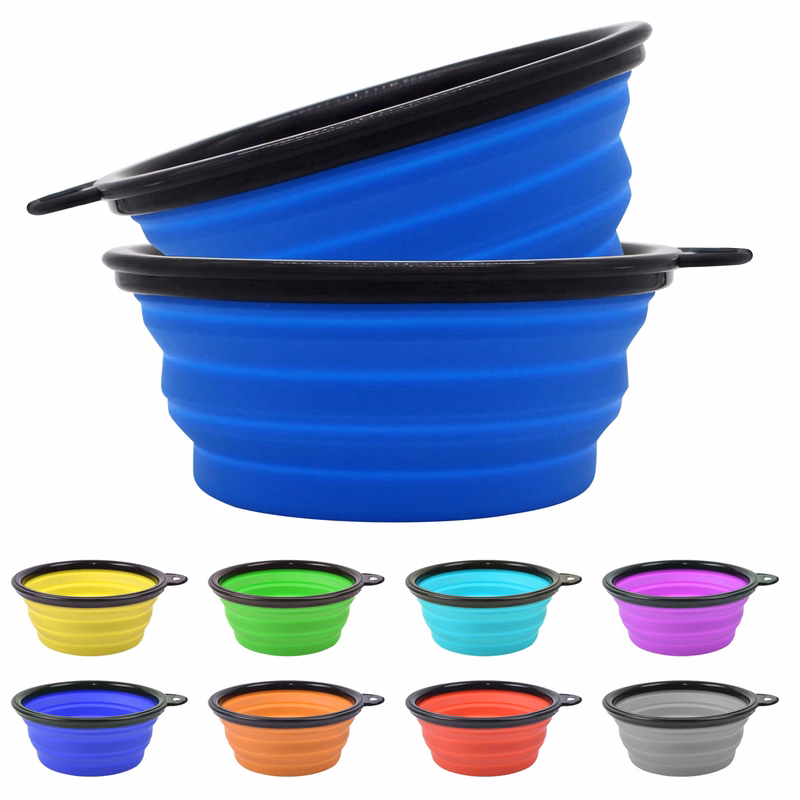 Black Frame TPE Folding Bowl