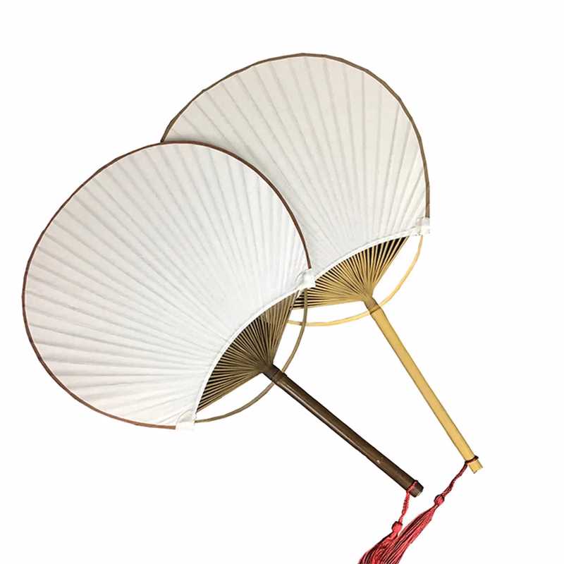 Long Handle Bamboo Fan