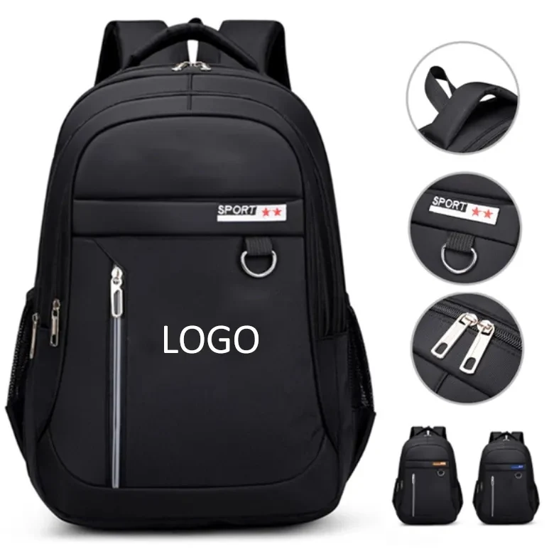 Waterproof PU Leather Laptop Backpack 1