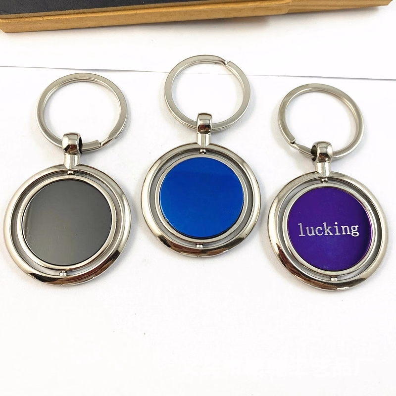 Customized Polished Zinc Alloy Keychain Keyring