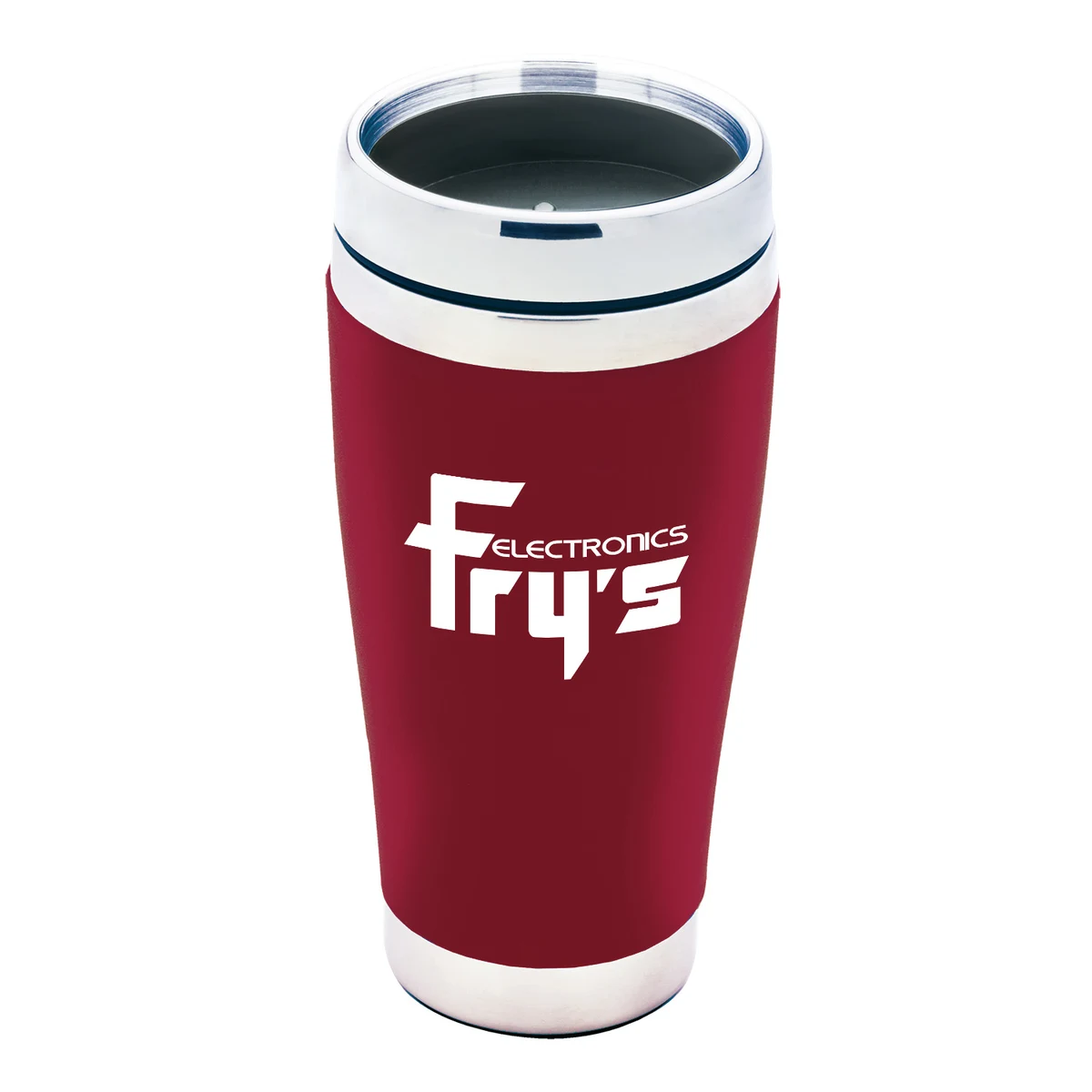16 Oz. Aristocrat Stainless Steel Tumbler w/ Leatherette Wrap 1