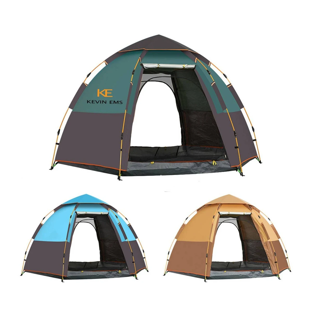Outdoor 3-4 People Thickened Beach Rain Proof Tent 1