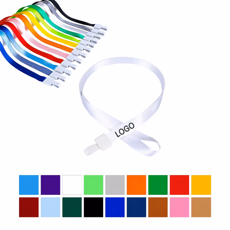 5/8" Screen Printed Polyester Lanyard