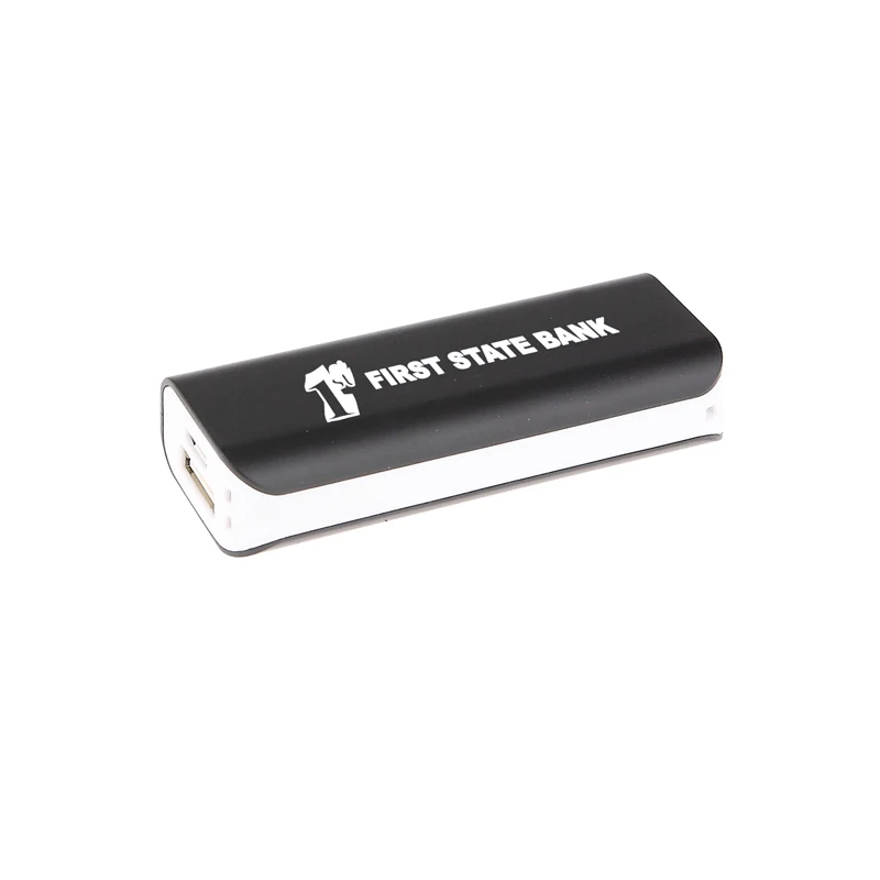 iPosh UL Certified 2200mAh Power Bank - Black/White 1