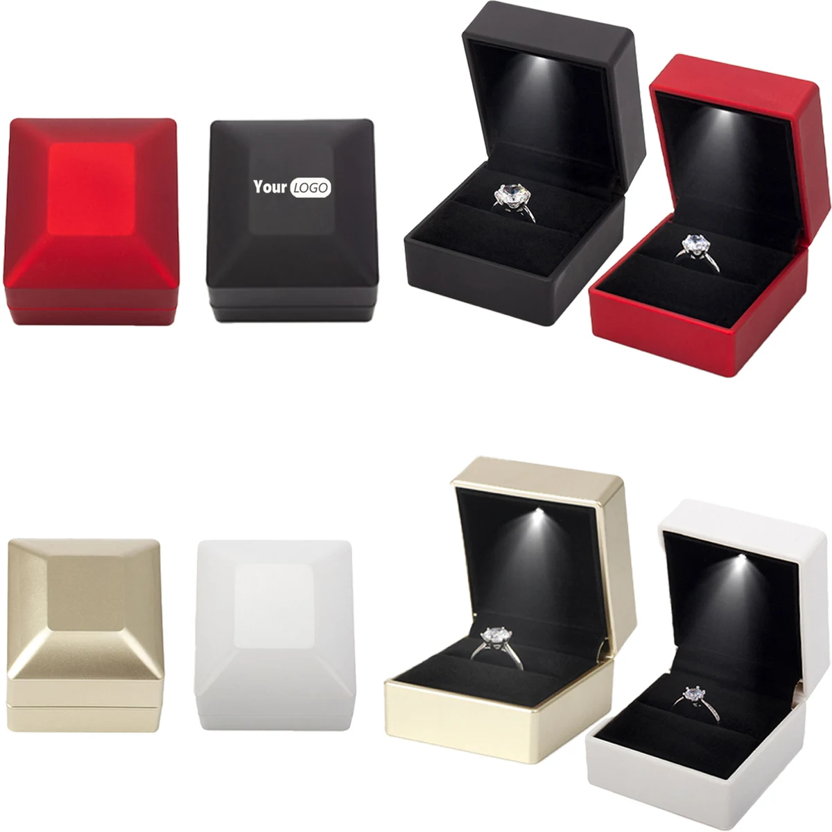 Luxury Jewelry Gift Box with Light 1