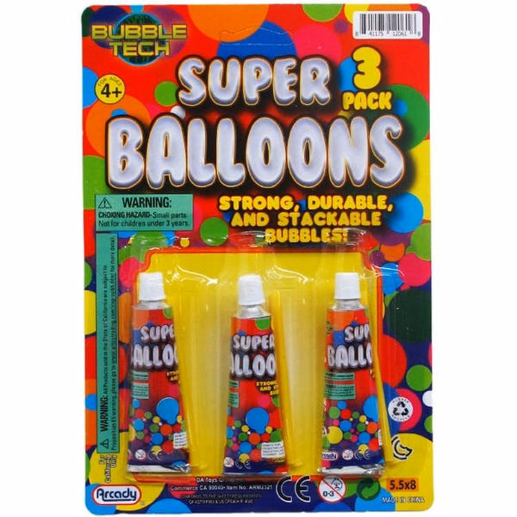 Super Plastic Balloons 3-Pack