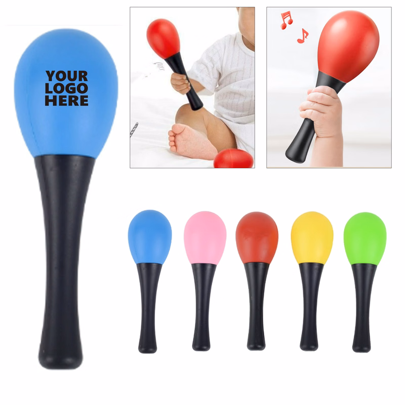 Plastic Mini Sand Hammer Toy Maracas