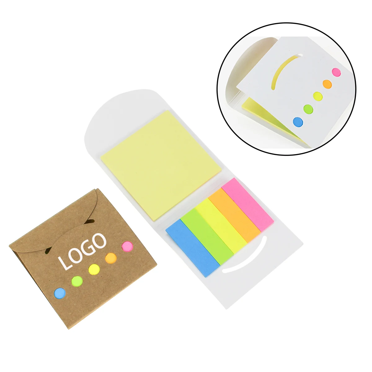 MOQ:50pcs Smiling Face Sticker Book 1